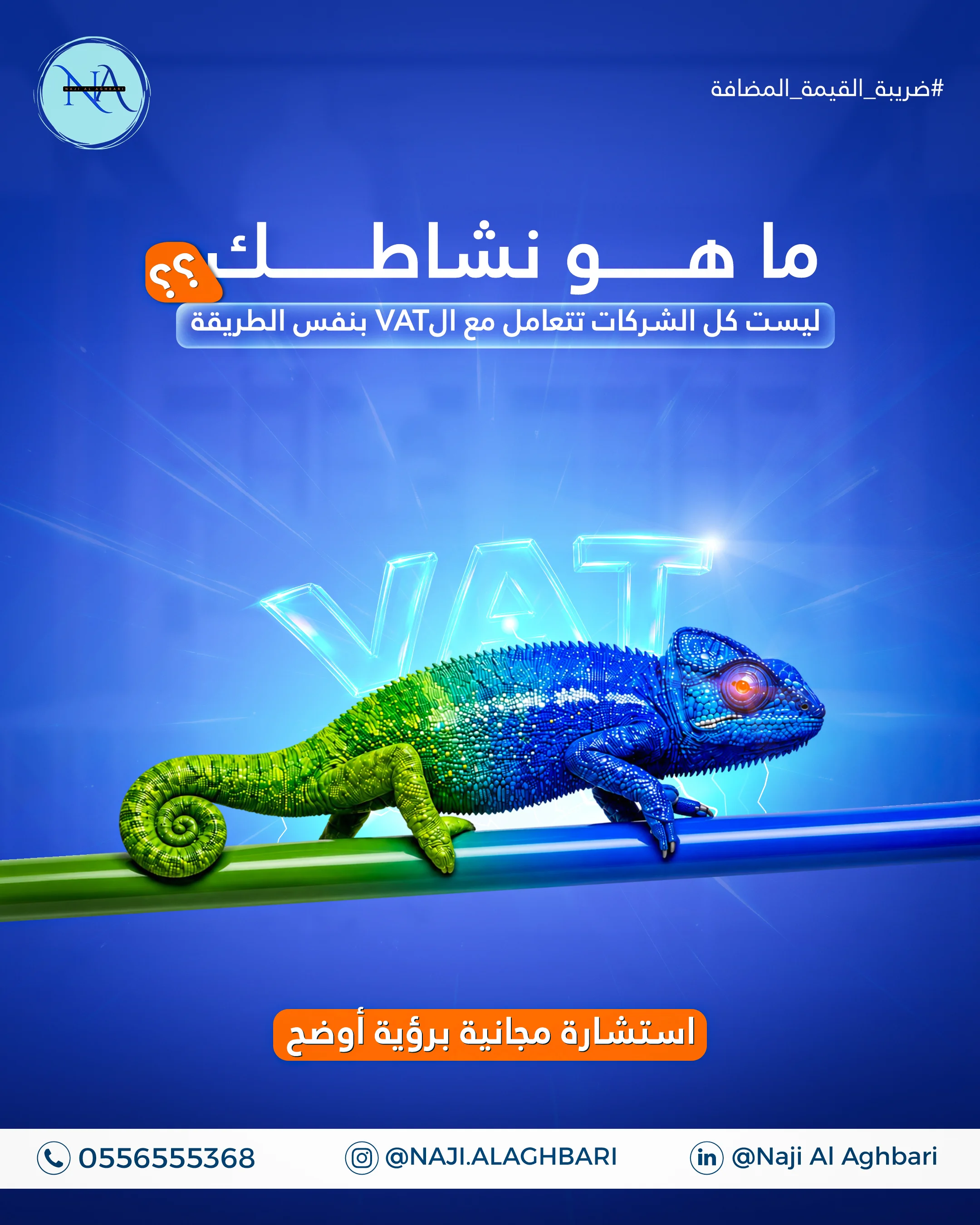 ناجي الأغبري - ما هو نشاطك؟ ليست كل الشركات تتعامل مع الVAT بنفس الطريقة