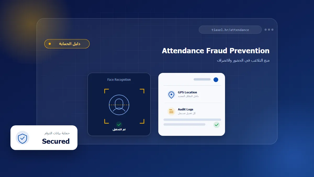 Attendance Fraud Prevention ومنع التلاعب في الحضور والانصراف باستخدام HR Attendance System