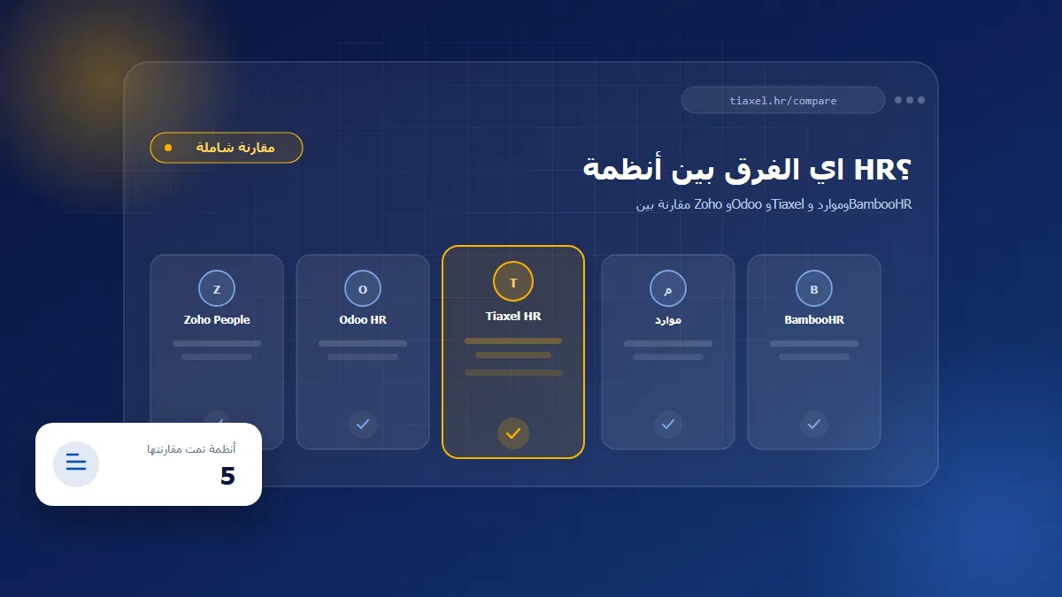 مقارنة بين أفضل أنظمة HR واختيار نظام إدارة موارد بشرية مناسب للشركة
