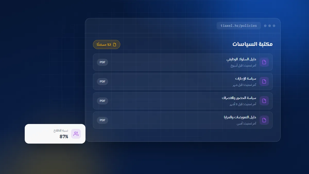 مكتبة سياسات الموارد البشرية