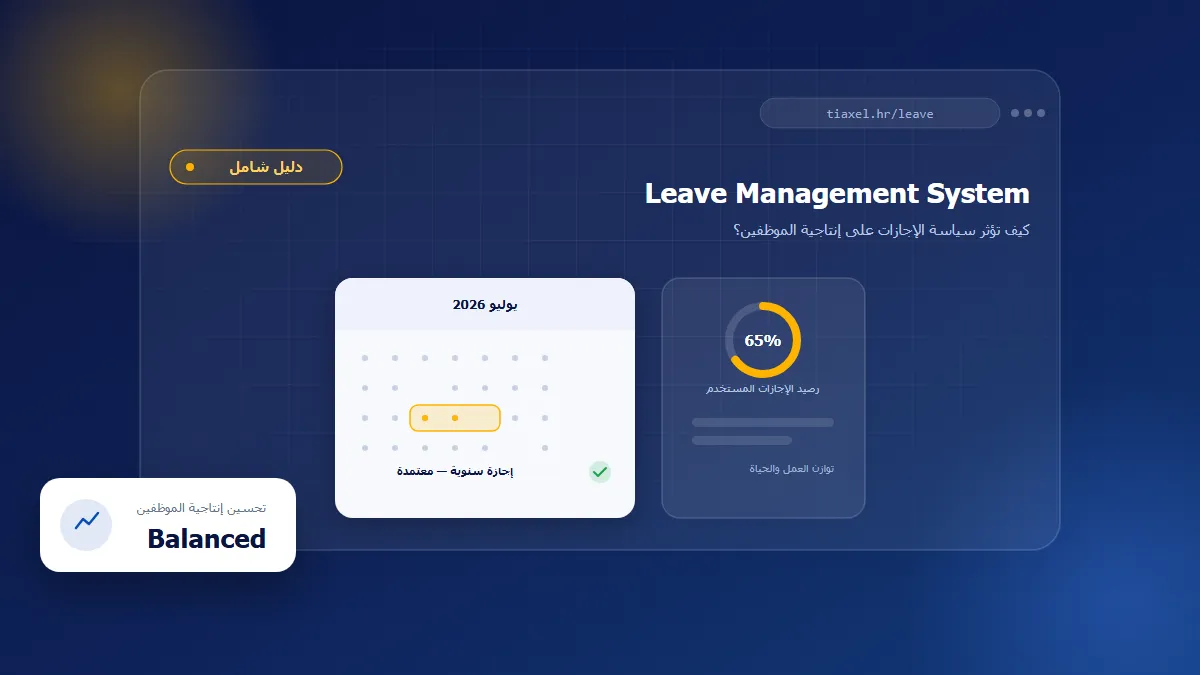 Leave Management System وتأثير سياسة الإجازات على إنتاجية الموظفين
