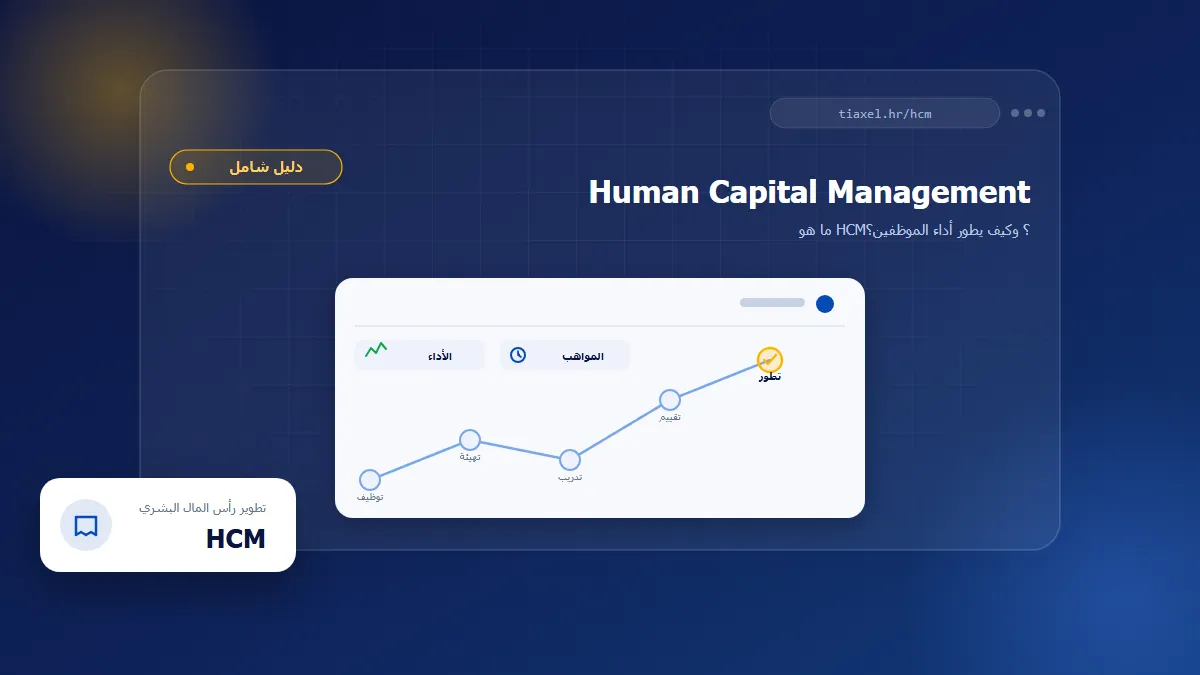 HCM وإدارة رأس المال البشري لتطوير الموظفين وتحسين الأداء